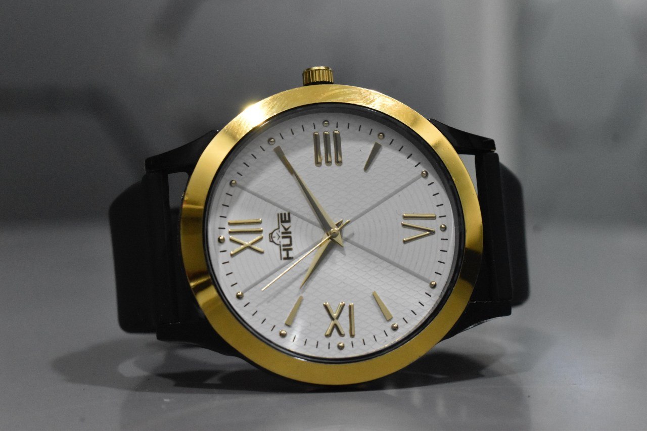 Mens Premium Leather Wrist Watch
